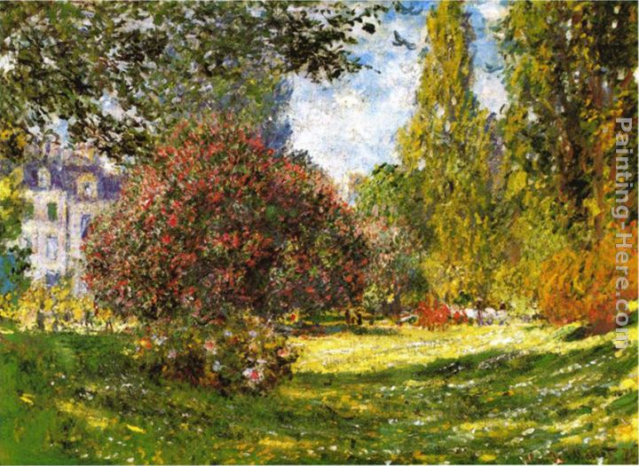 The Park at Monceau painting - Claude Monet The Park at Monceau art painting